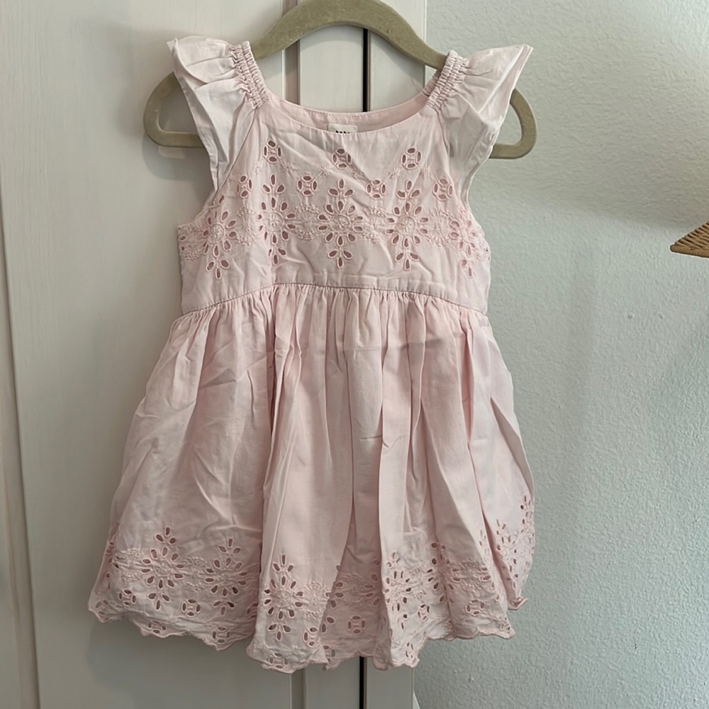 Baby Gap (VGUC) pink eyelet dress